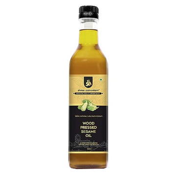 Cold Pressed Sesame Oil (Free 100 ML Ghee with 5 Liter Can)